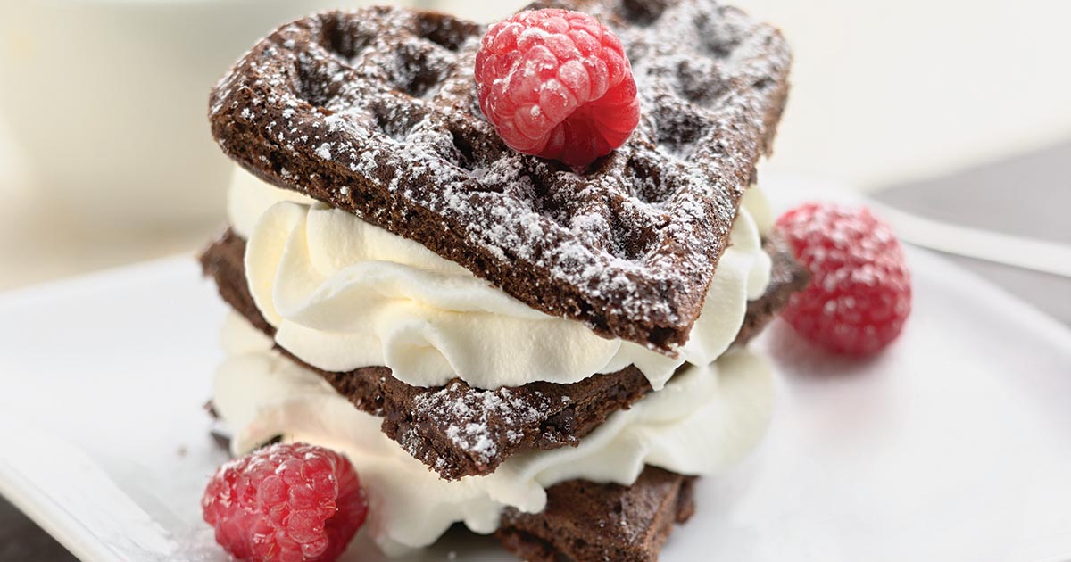 Chocolate Belgian Waffles Recipe King Arthur Flour