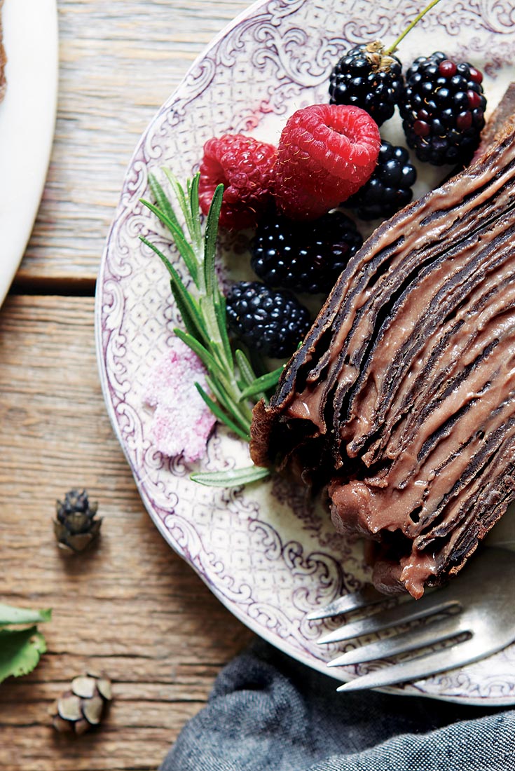 Chocolate Crêpe Cake Recipe
