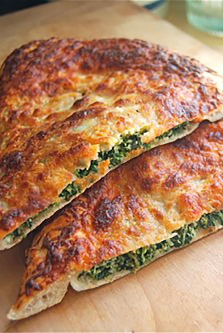 Spinach-Ricotta Calzone Recipe