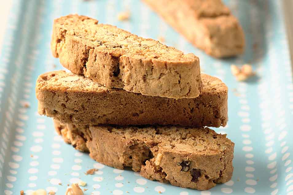 Self-Rising Walnut & Spice Biscotti Recipe | King Arthur Flour