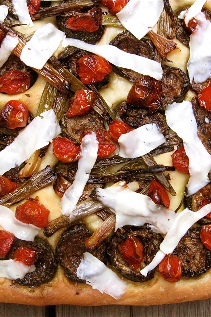 Roasted Vegetable Focaccia Recipe