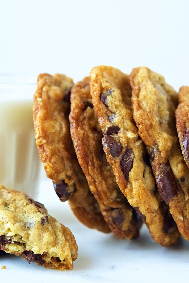 Chocolate Chip Oatmeal Cookies Recipe | King Arthur Flour