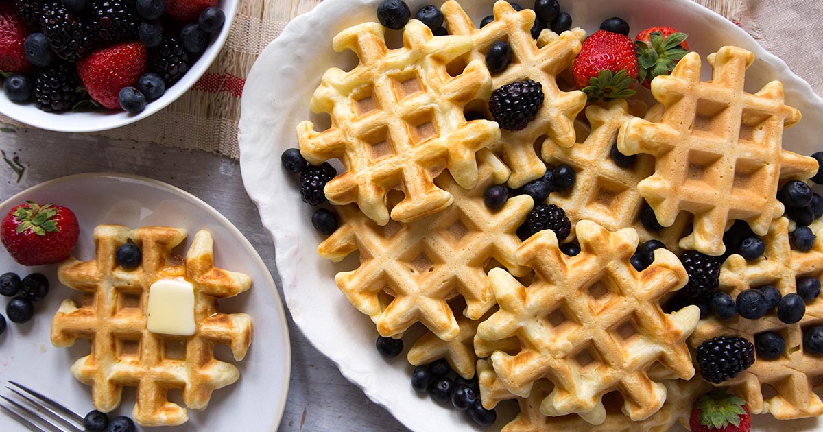 The Easiest Waffles Recipe King Arthur Flour