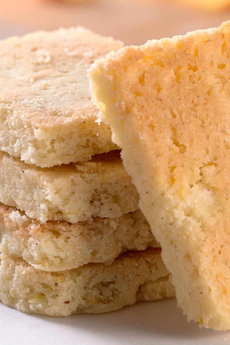 Gluten-Free Orange-Vanilla Shortbread Recipe
