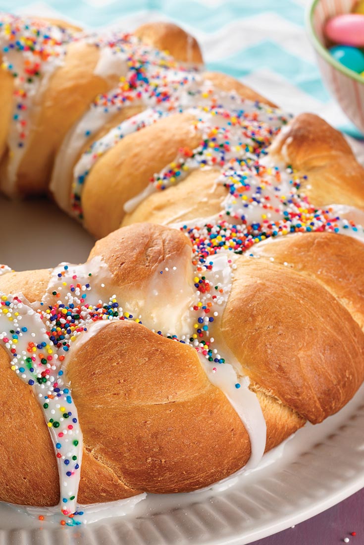 Easter Bread Wreath Recipe