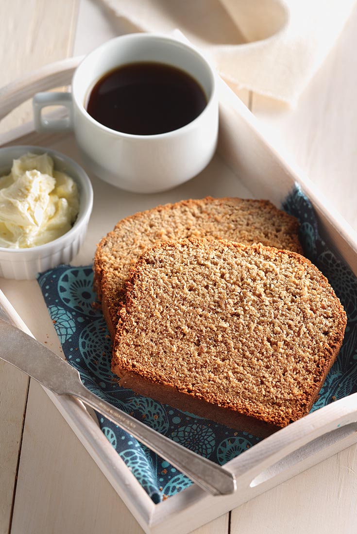 Gluten-Free Banana Bread with Coconut and Flax Recipe