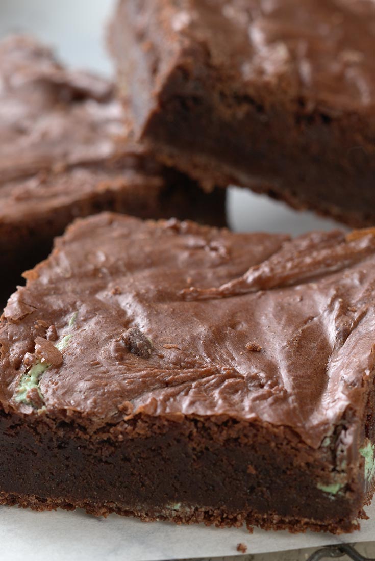 Mint Chocolate Chunk Brownies Recipe King Arthur Flour