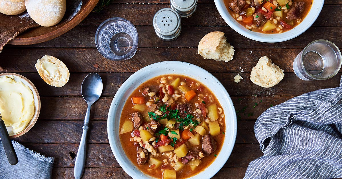Beef & Barley Vegetable Soup Recipe King Arthur Flour