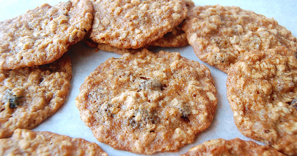SuperChewy OatmealRaisin Cookies Recipe King Arthur Flour