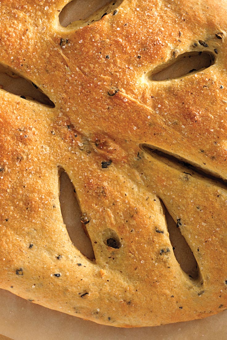 Rustic Olive Flatbread Recipe
