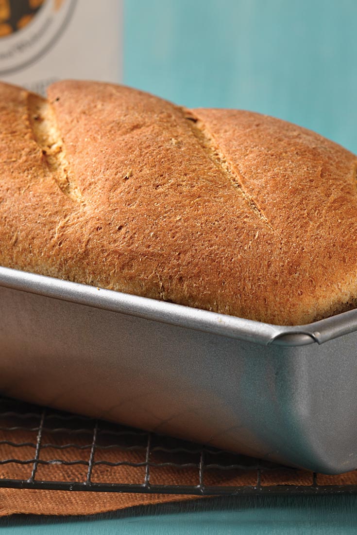 Pumpernickel-Rye Hearth Bread Recipe