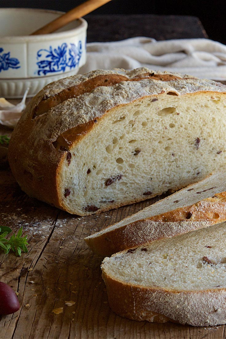 Rustic Olive Sourdough Bread Recipe | King Arthur Flour