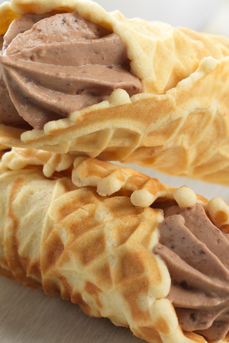 Chocolate Malt Pizzelle Recipe