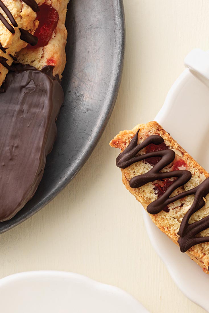 Candied Cherry and Almond Biscotti Recipe