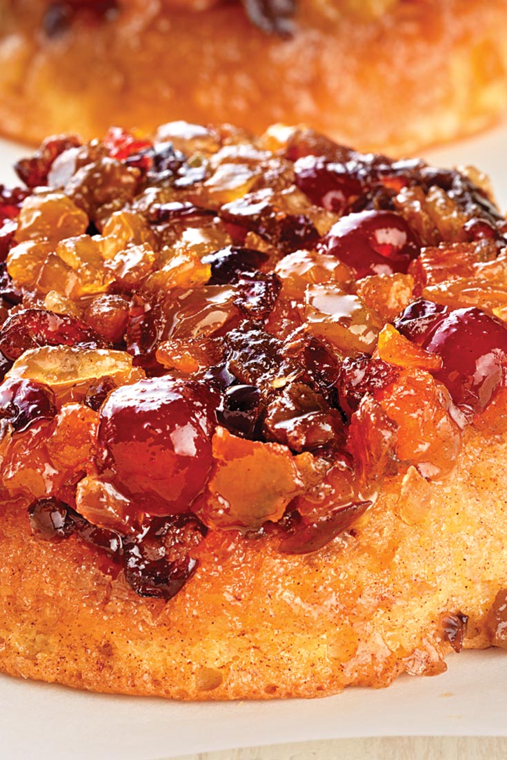 Upside-Down Mini Fruitcakes Recipe