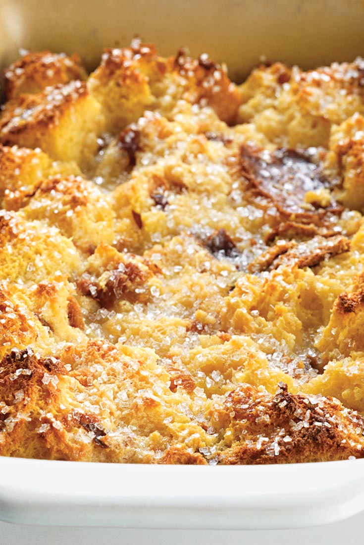 Panettone Bread Pudding with Lemon Filling Recipe | King Arthur Flour
