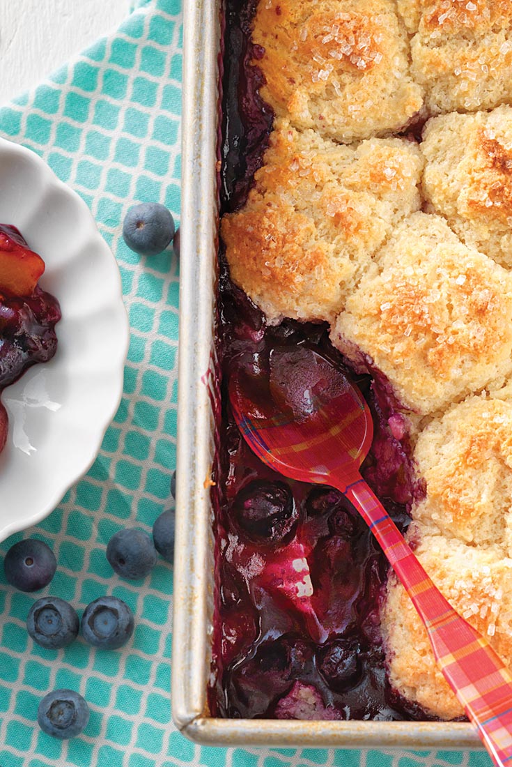 Blueberry-Peach Cobbler Recipe