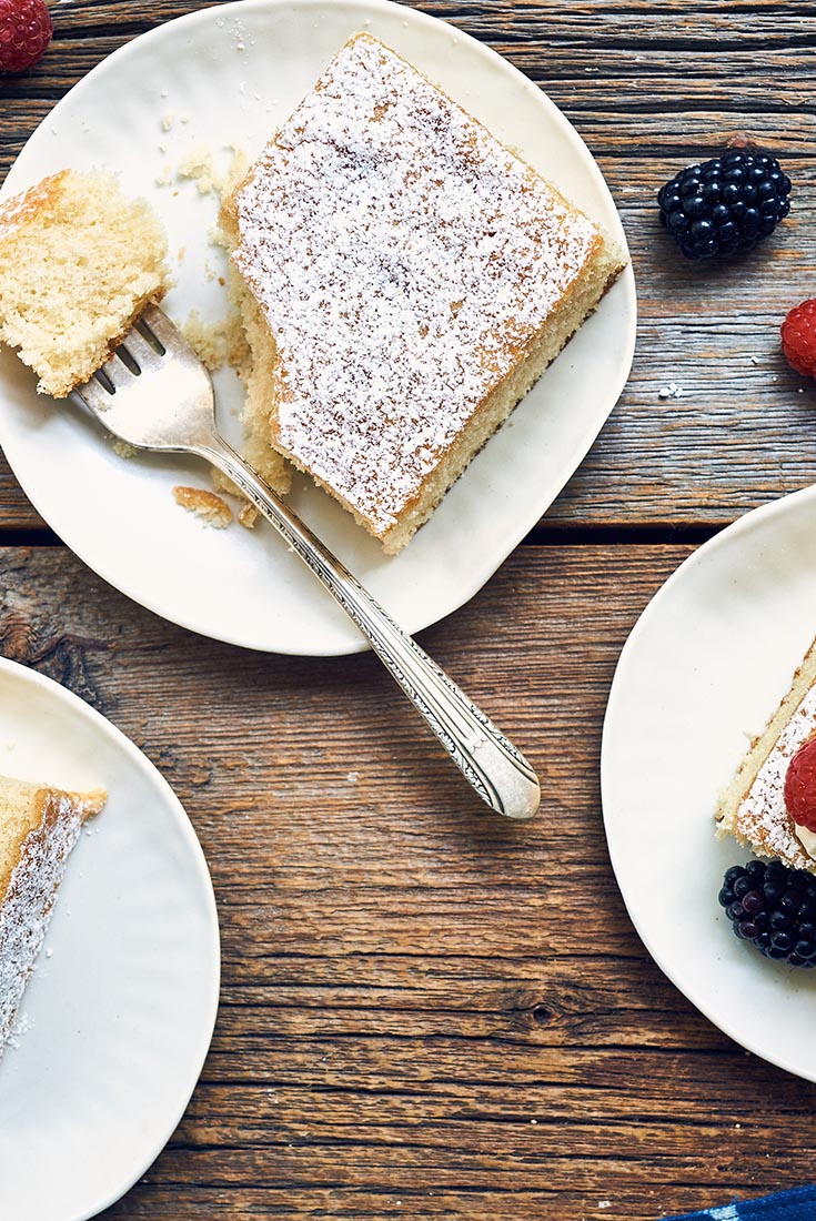 Plain & Simple Golden Cake Recipe