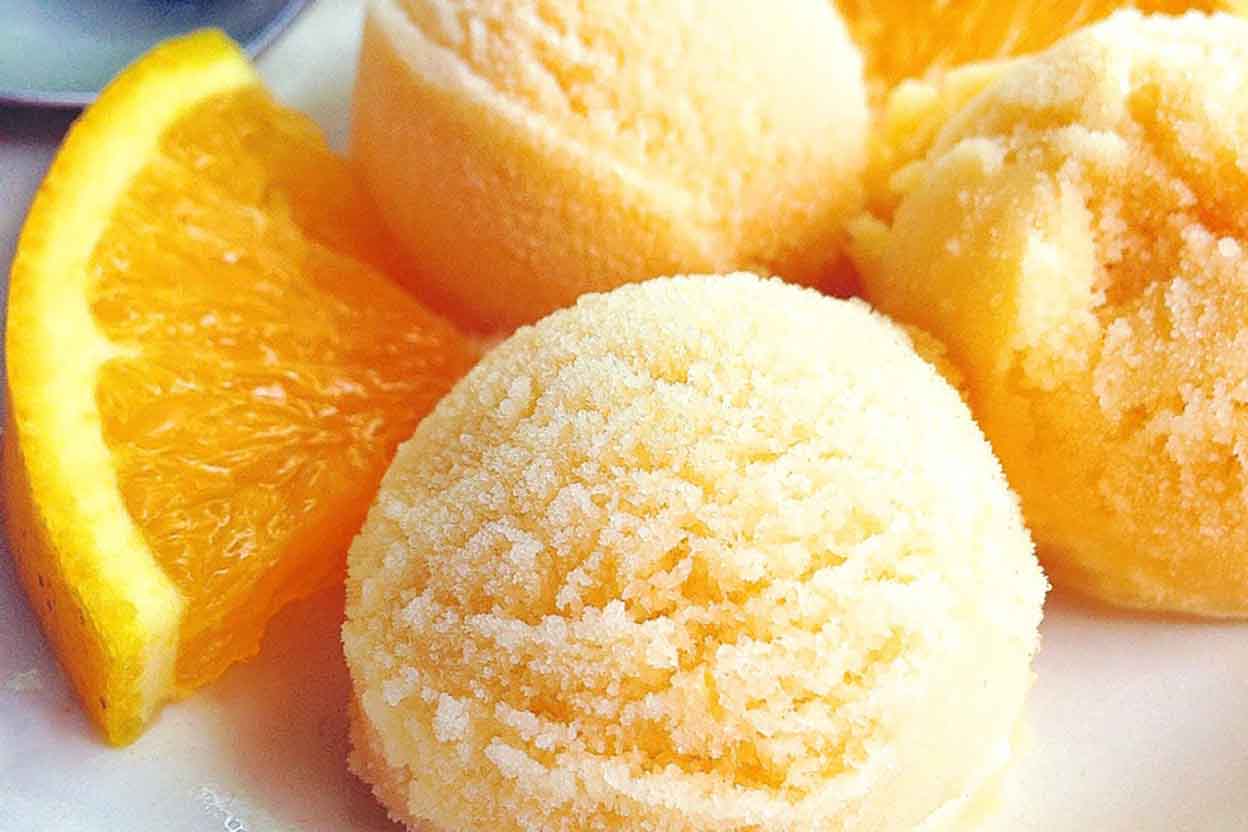 Image result for orange sherbet