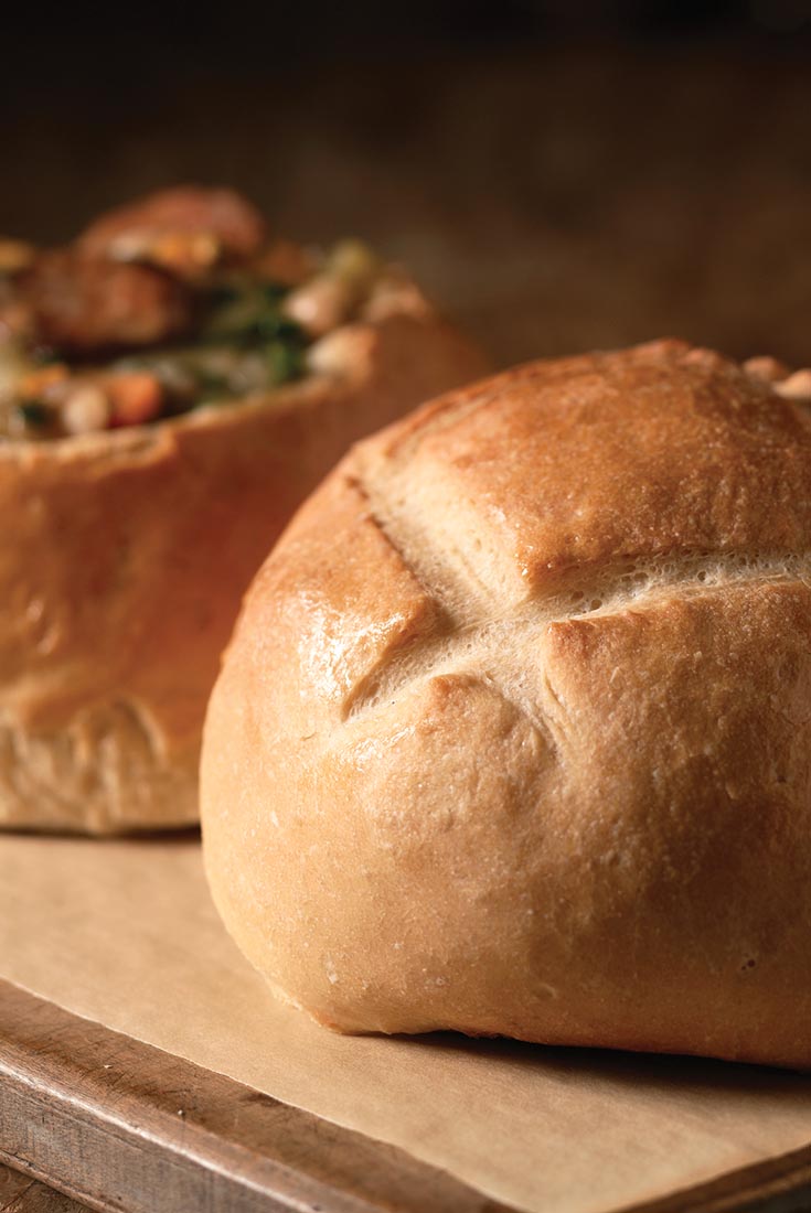 Artisan Bread Bowls Recipe