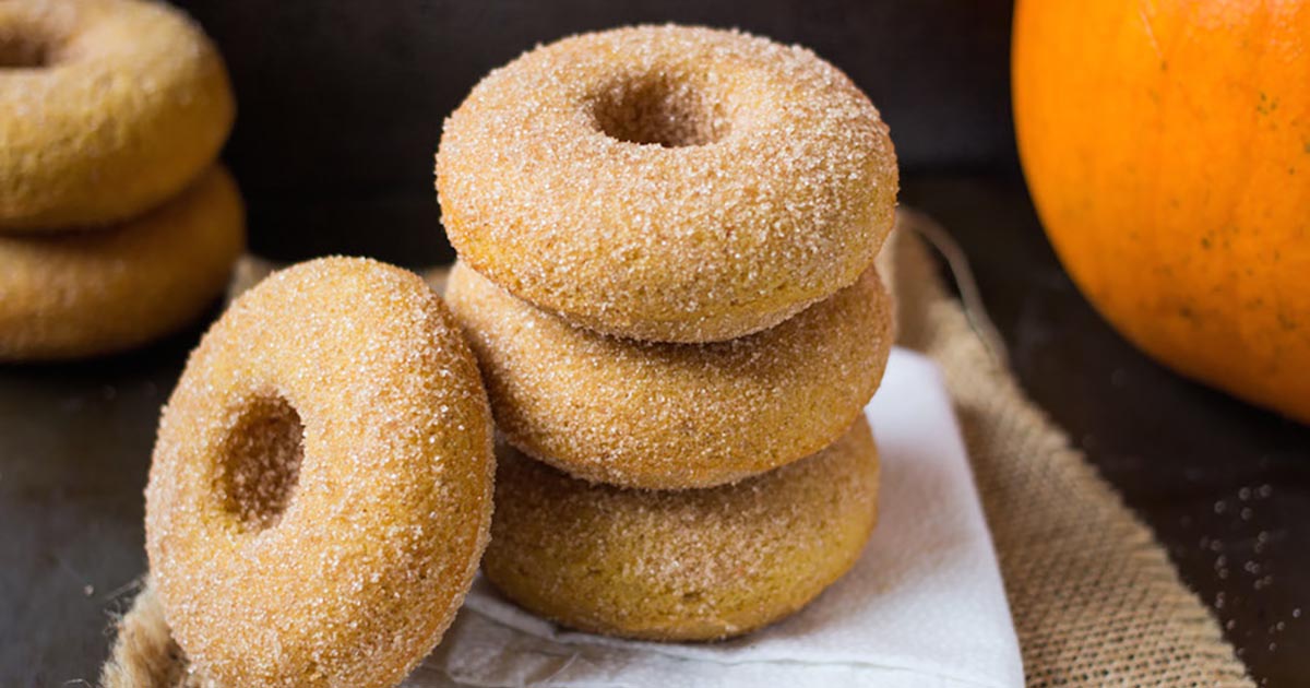 GlutenFree Pumpkin Cake Doughnuts Recipe King Arthur Flour