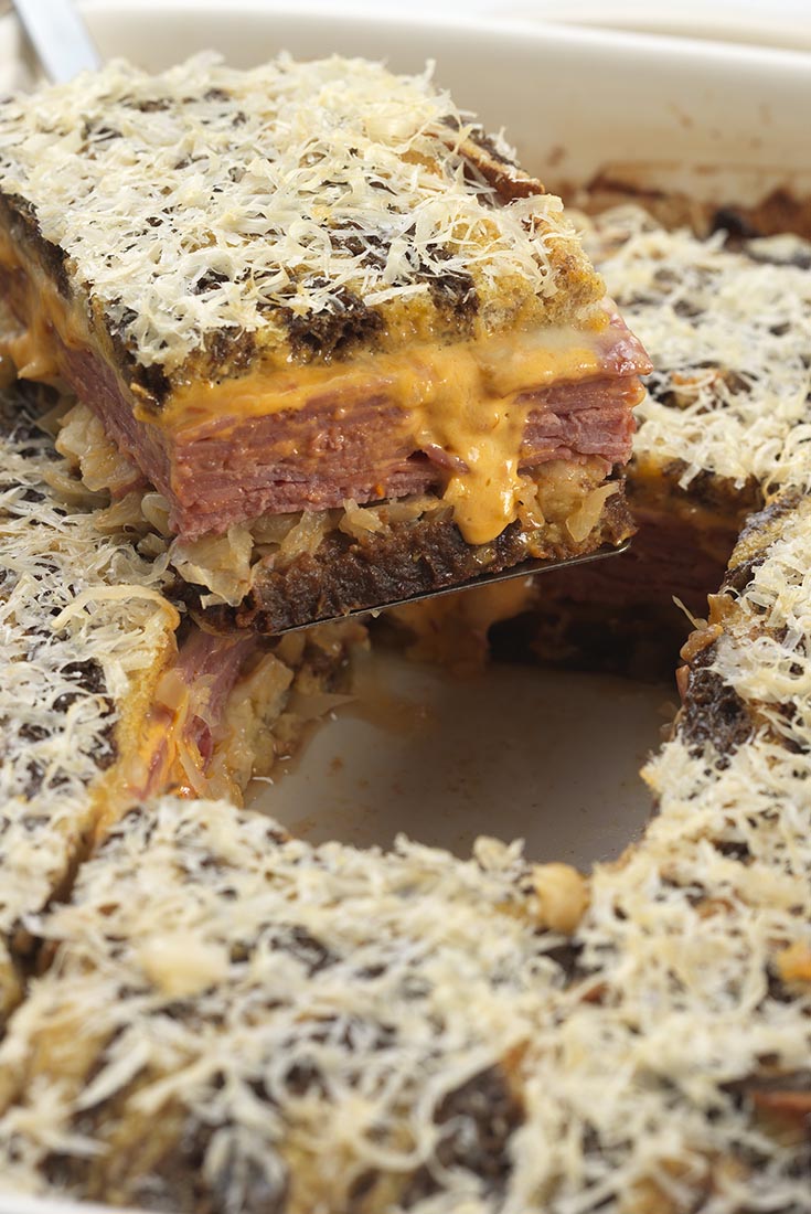 Reuben Strata Recipe | King Arthur Flour