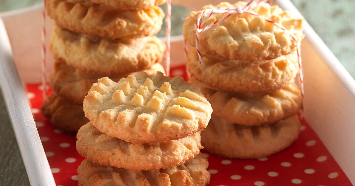 GlutenFree Coconut Flour Shortbread Cookies Recipe King Arthur Flour