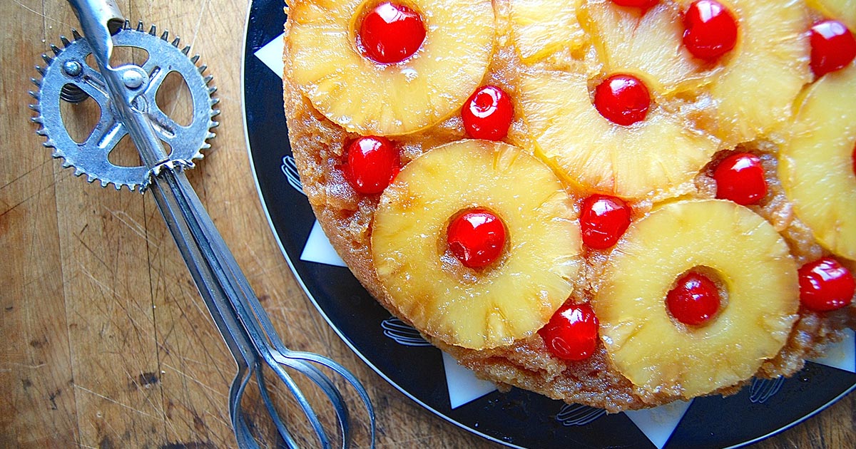 Original Pineapple Upside-Down Skillet Cake Recipe | King Arthur Flour