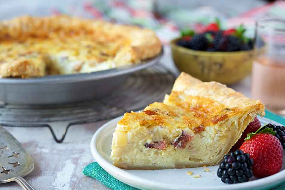 Bacon, Egg & Cheese Quiche Recipe | King Arthur Flour