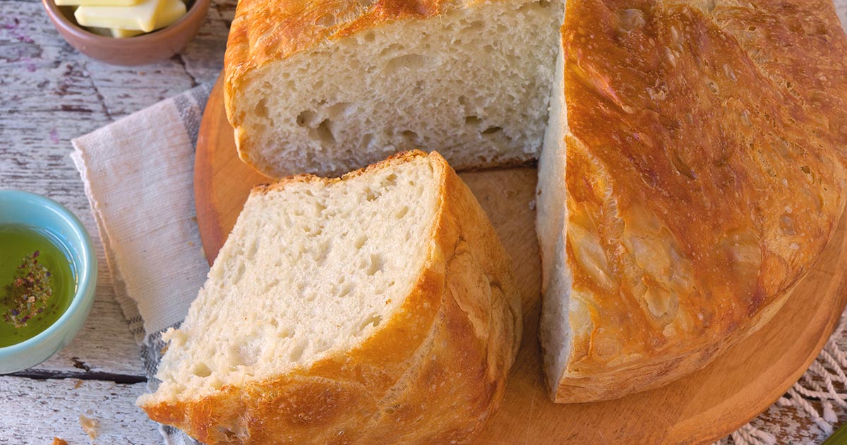 Absolutely No-Knead Crusty-Chewy Bread Recipe | King Arthur Flour