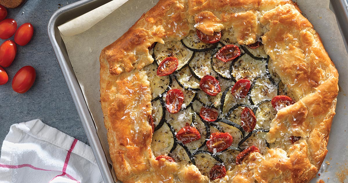 Savory Zucchini Galette Recipe King Arthur Flour