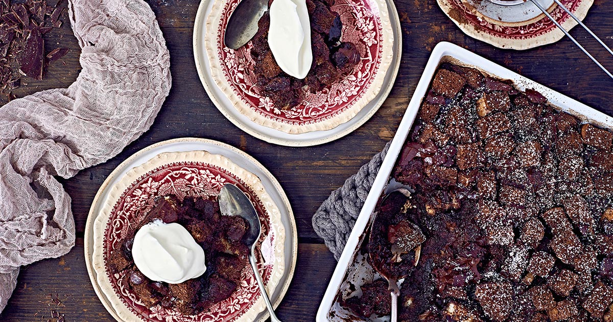 Dark Chocolate Bread Pudding Recipe | King Arthur Flour