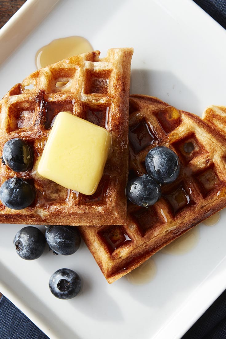 Old-Fashioned Maine Sourdough Waffles Recipe