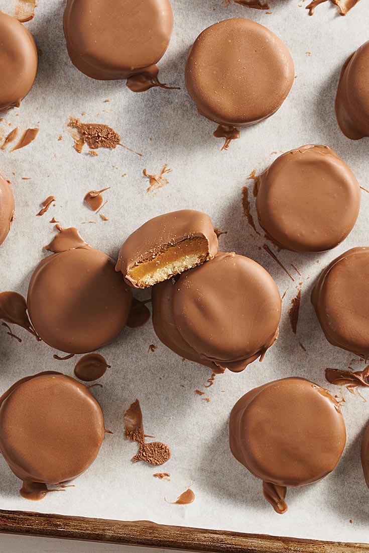 Peanut Butter and Chocolate Shortbread Cookies Recipe