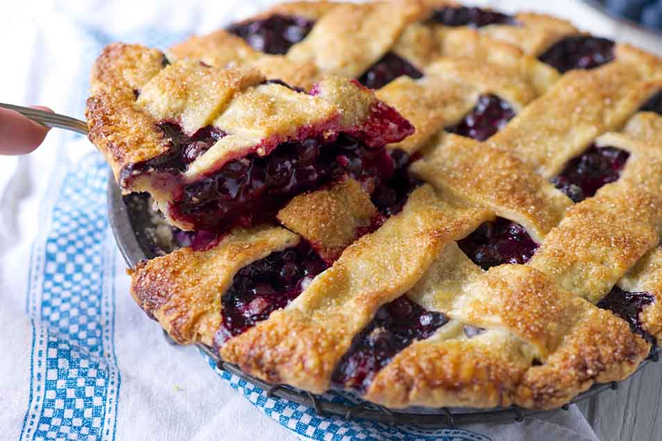 Blue Ribbon Blueberry Pie Recipe King Arthur Flour 