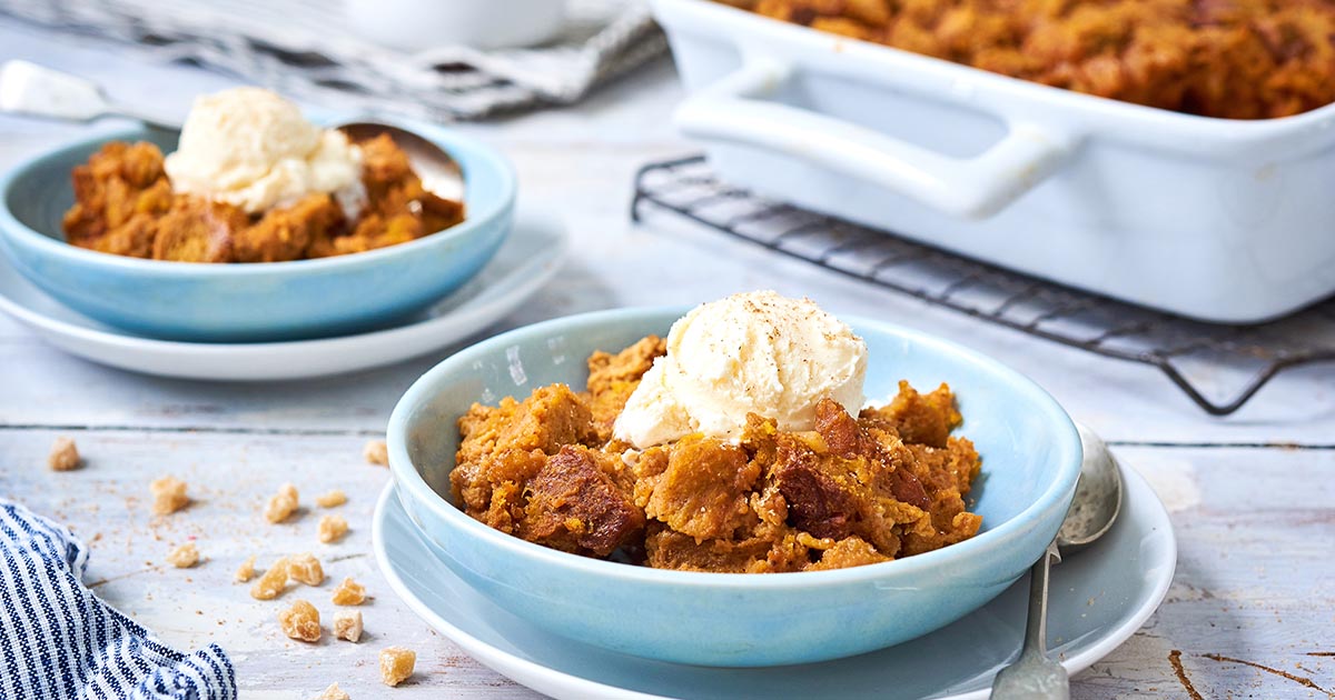 Pumpkin Bread Pudding Recipe King Arthur Flour