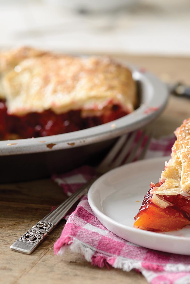 Rustic RaspberryPeach Pie Recipe King Arthur Flour