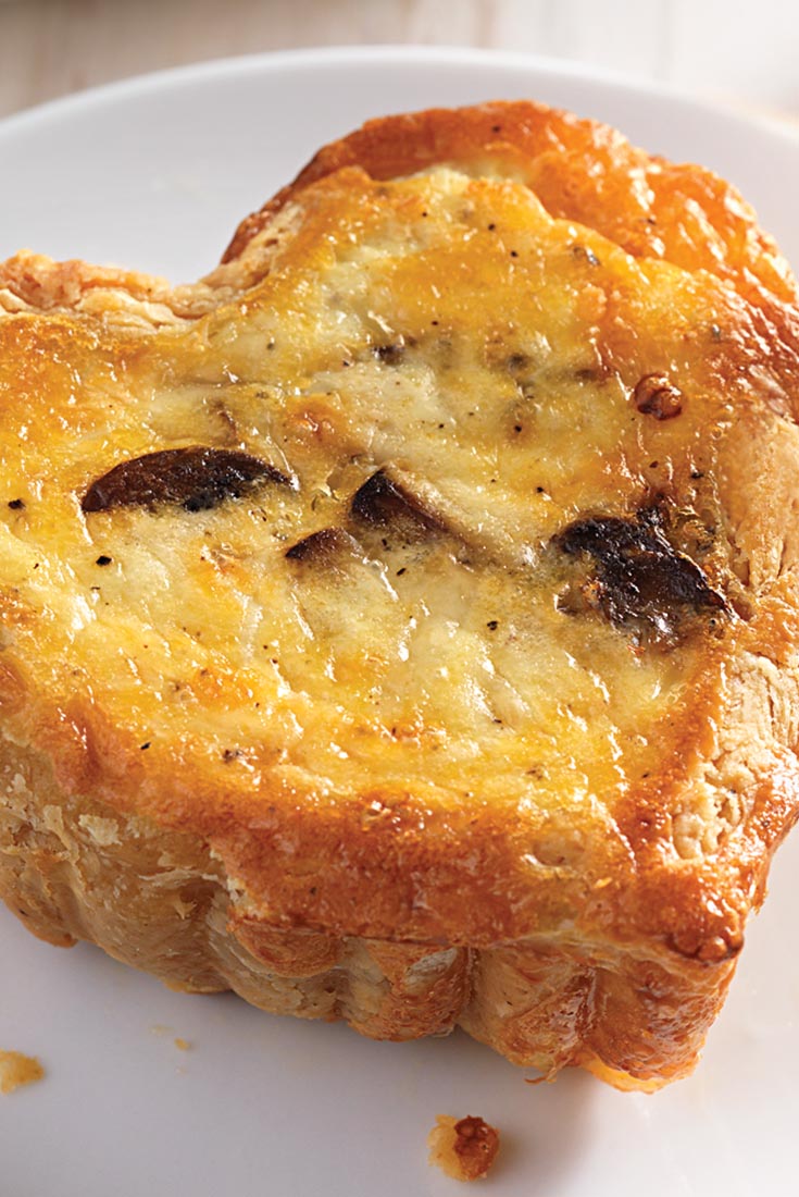 Mushroom Cheddar Tarts Recipe