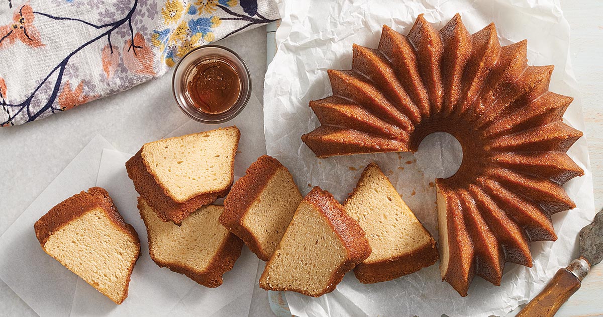 maple pound cake with
