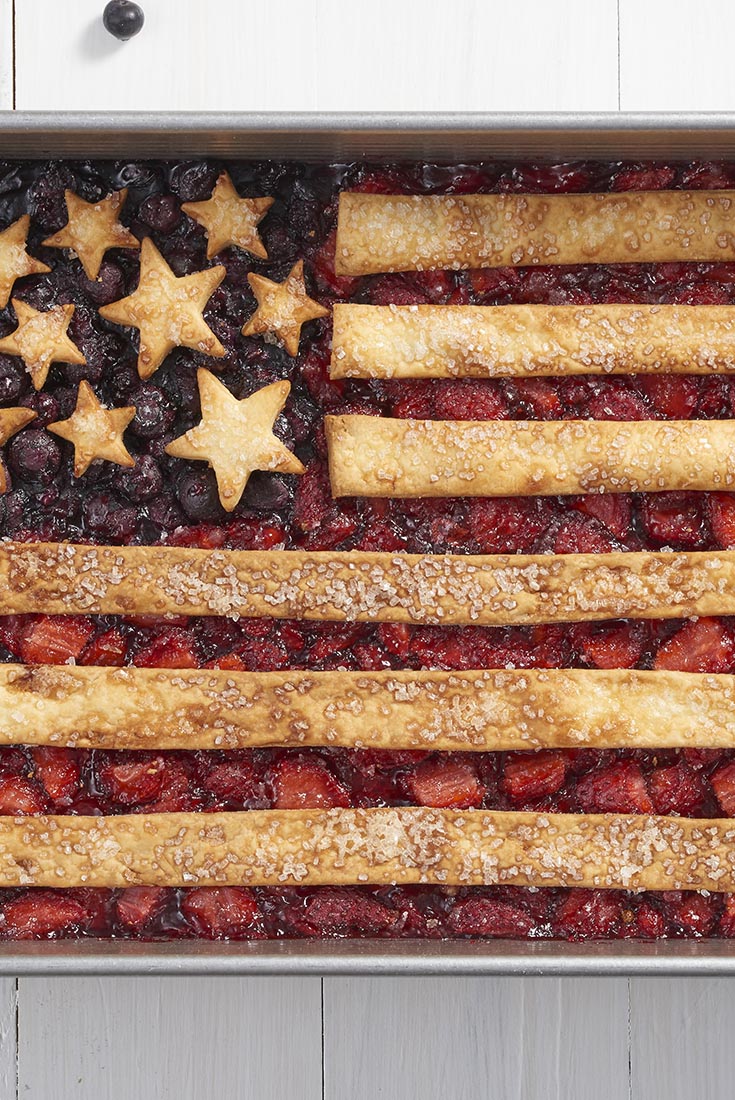 Fourth of July Flag Cobbler Recipe