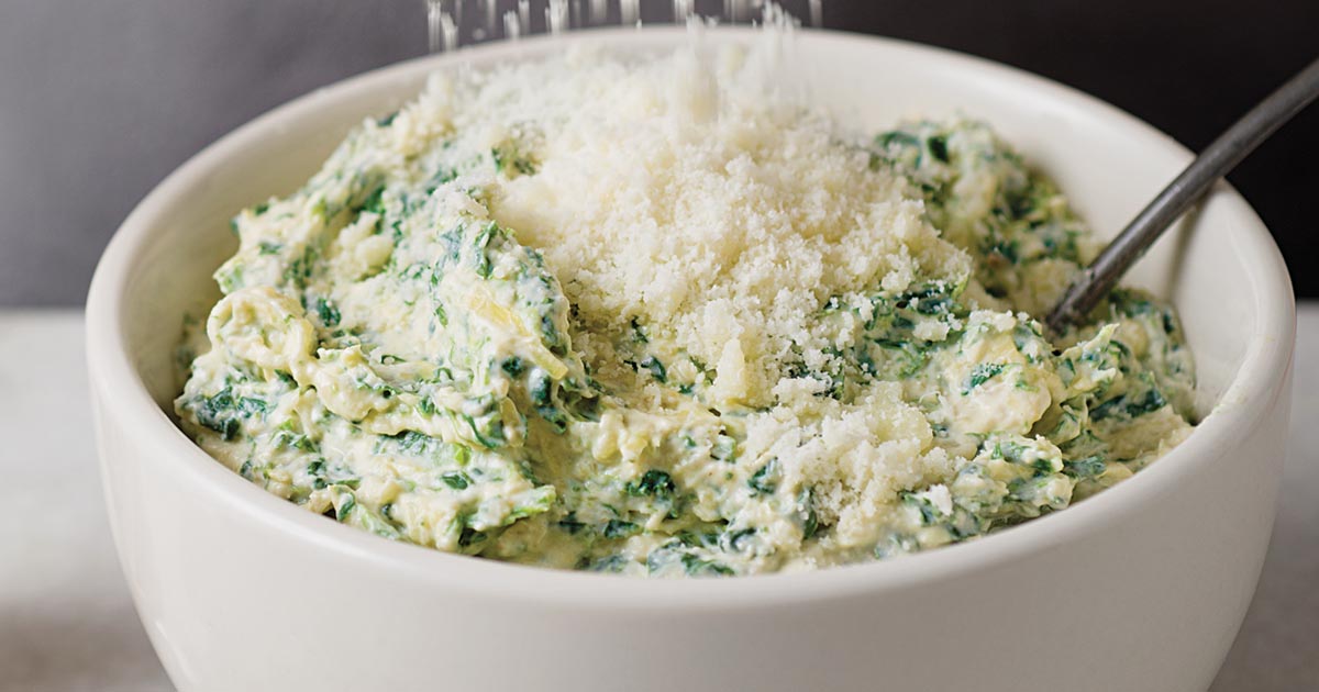 Creamy ArtichokeZucchini Dip Recipe King Arthur Flour