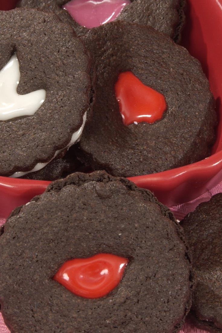 Chocolate Linzer Cookies Recipe