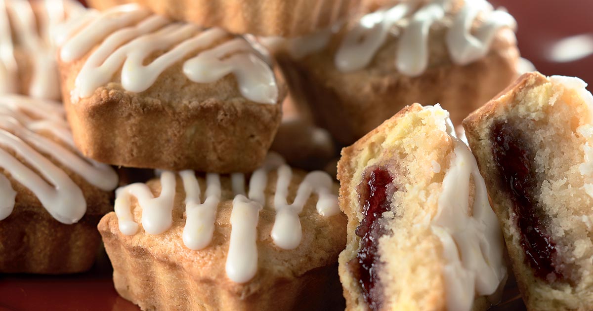Elegant Almond Jam Tarts Recipe King Arthur Flour