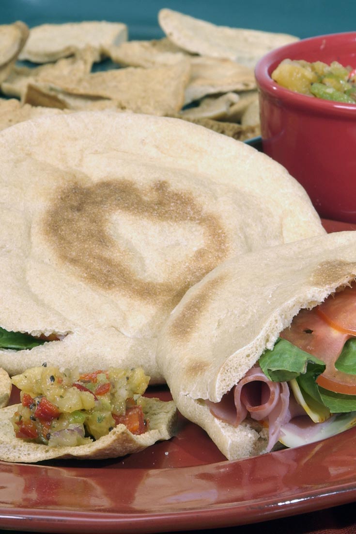 Organic Wheat Pita with Fruit Salsa Recipe