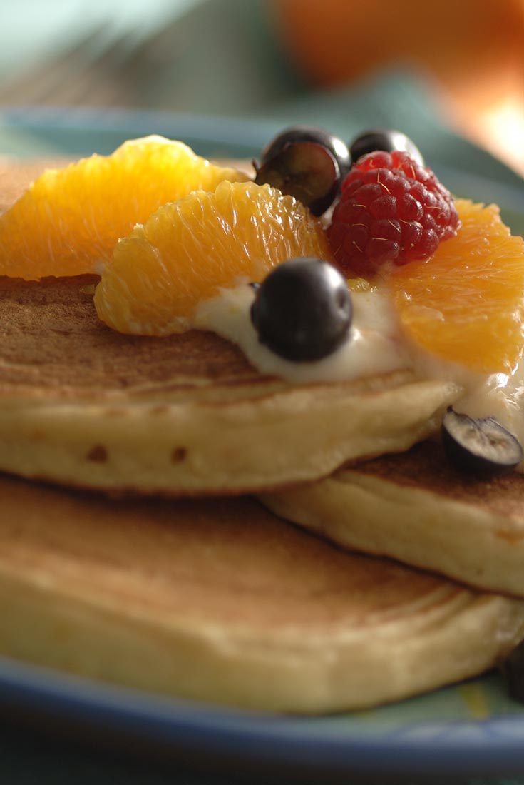Orange Cloud Pancakes Recipe