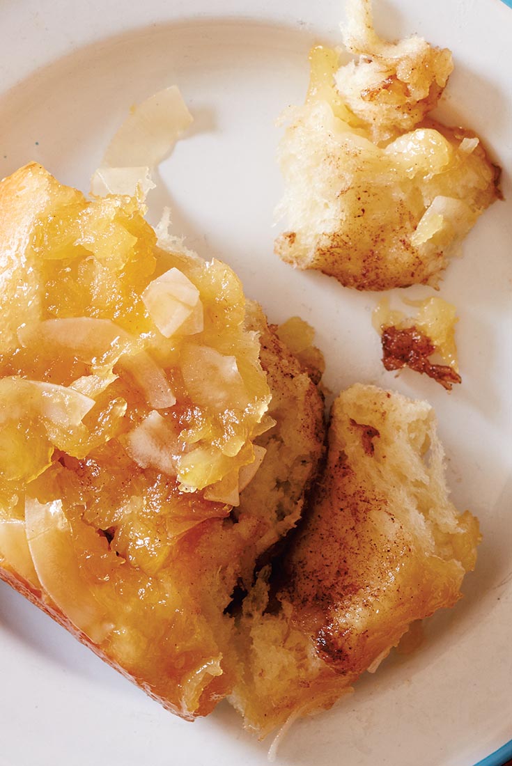 Pineapple Upside-Down Rolls Recipe