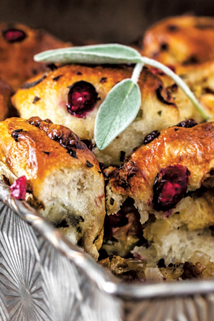 Stuffing Pull-Apart Bread Recipe