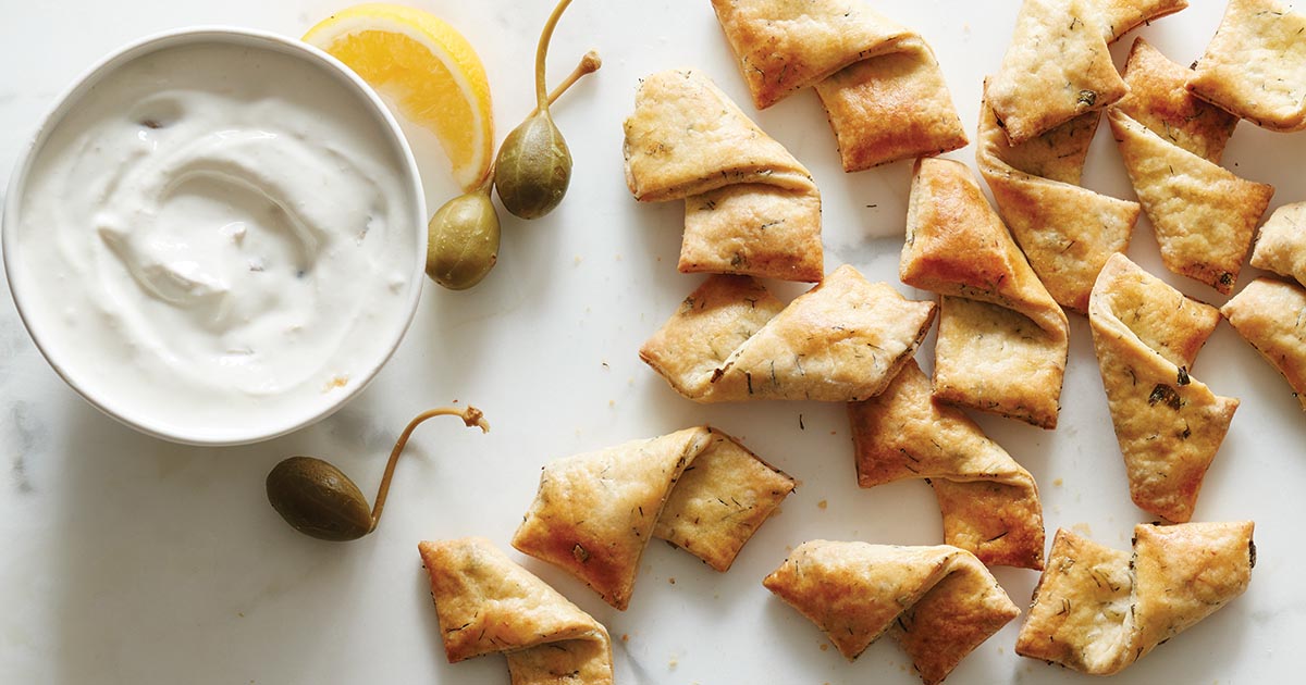 HorseradishDill Pastry "Crackers" Recipe King Arthur Flour