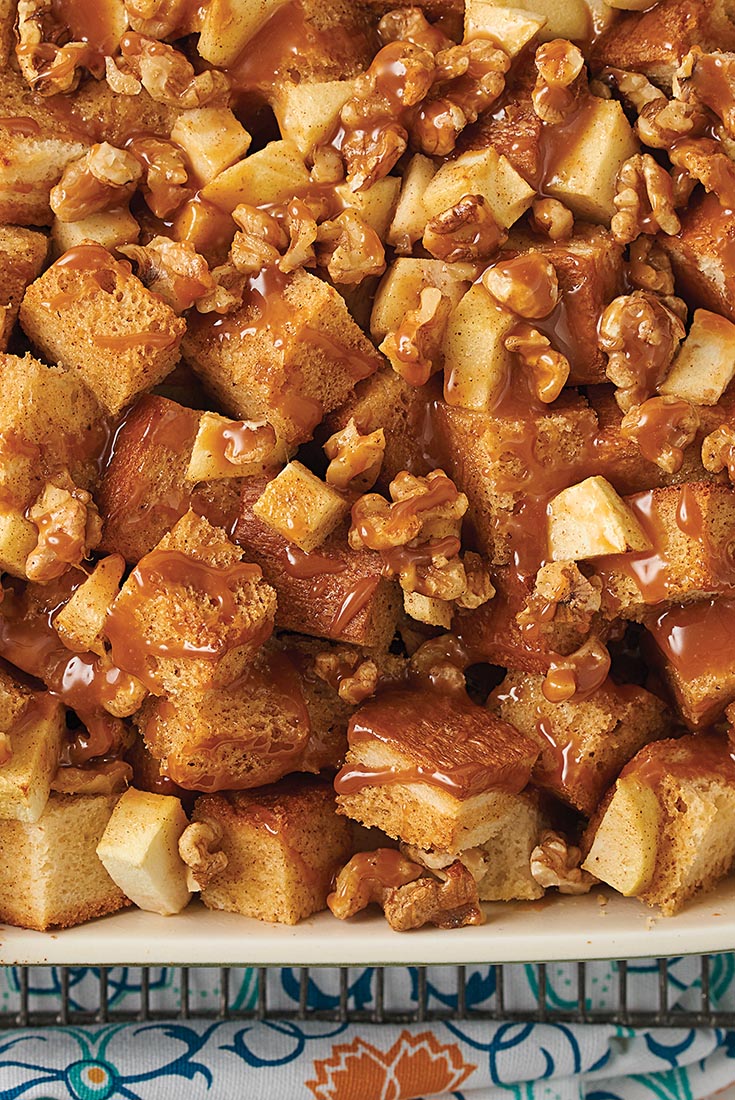 Caramel Apple Bread Pudding Recipe
