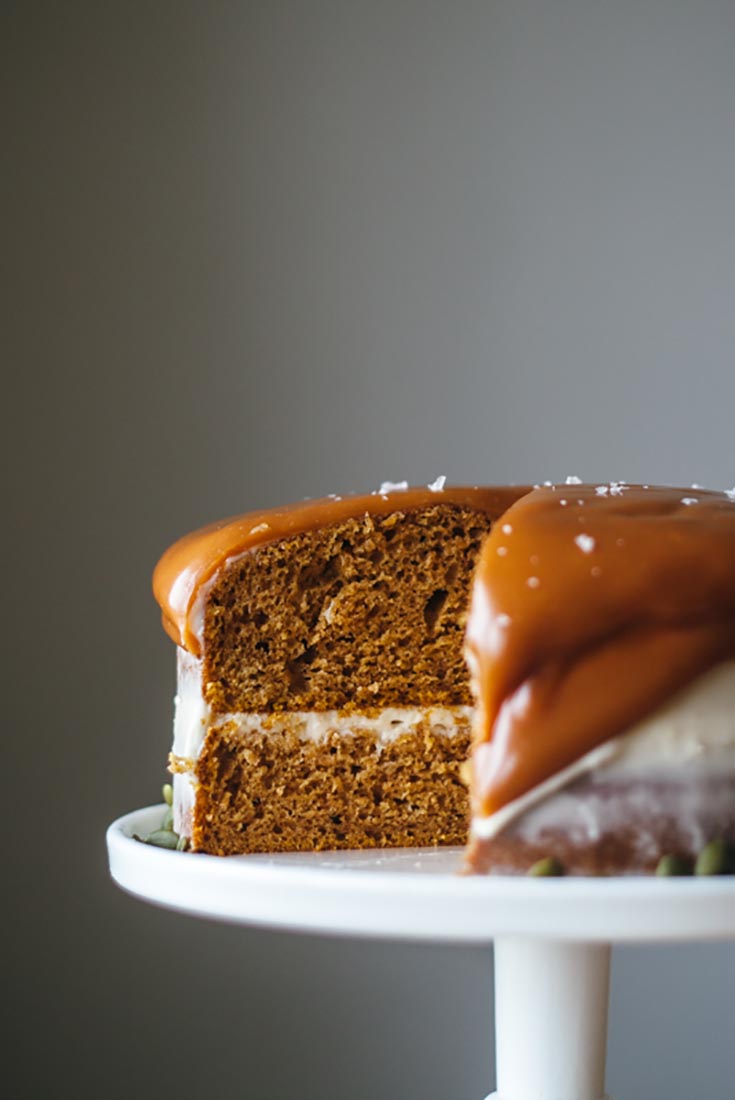 Pumpkin Layer Cake with Cream Cheese Frosting Recipe